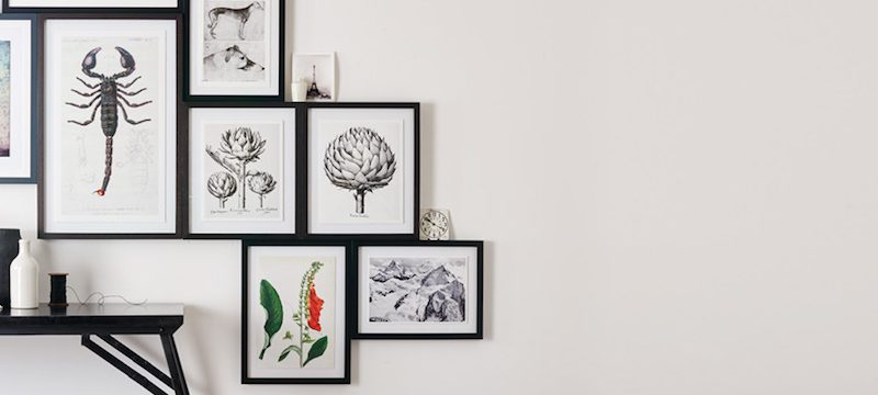 Stampe arte per la casa bianco e nero